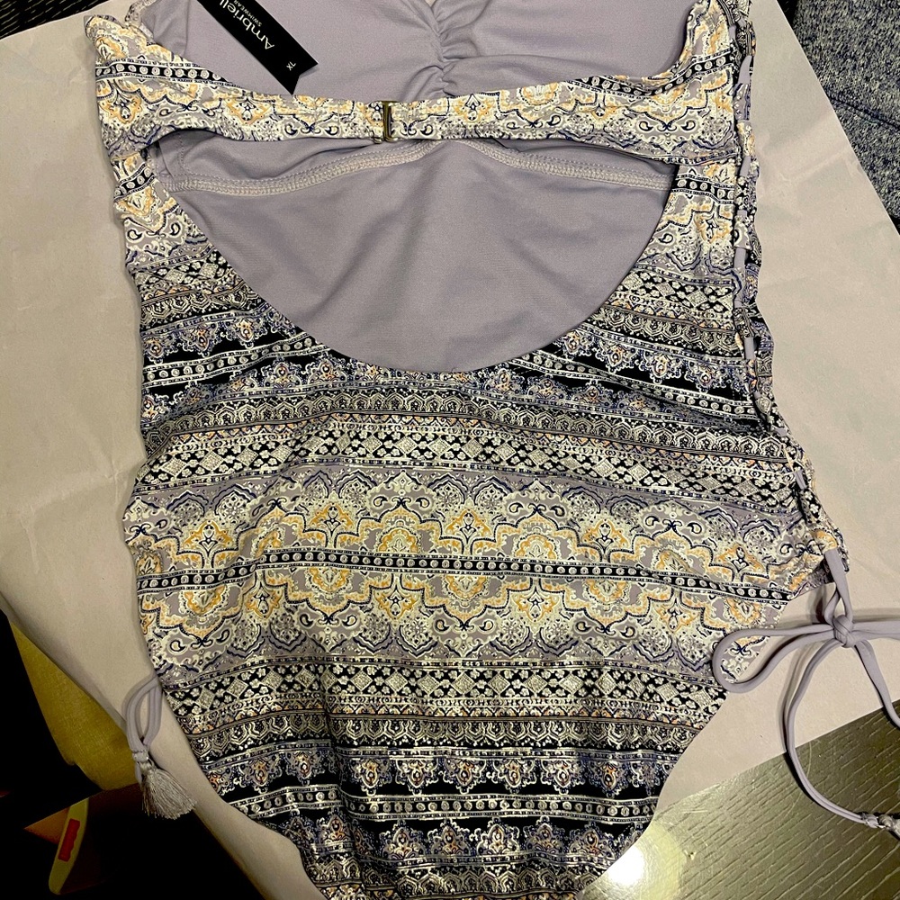 One piece bathing suit